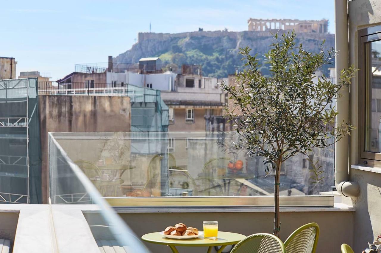 Spacious Suite W. Huge Balcony + Acropolis View أثينا المظهر الخارجي الصورة